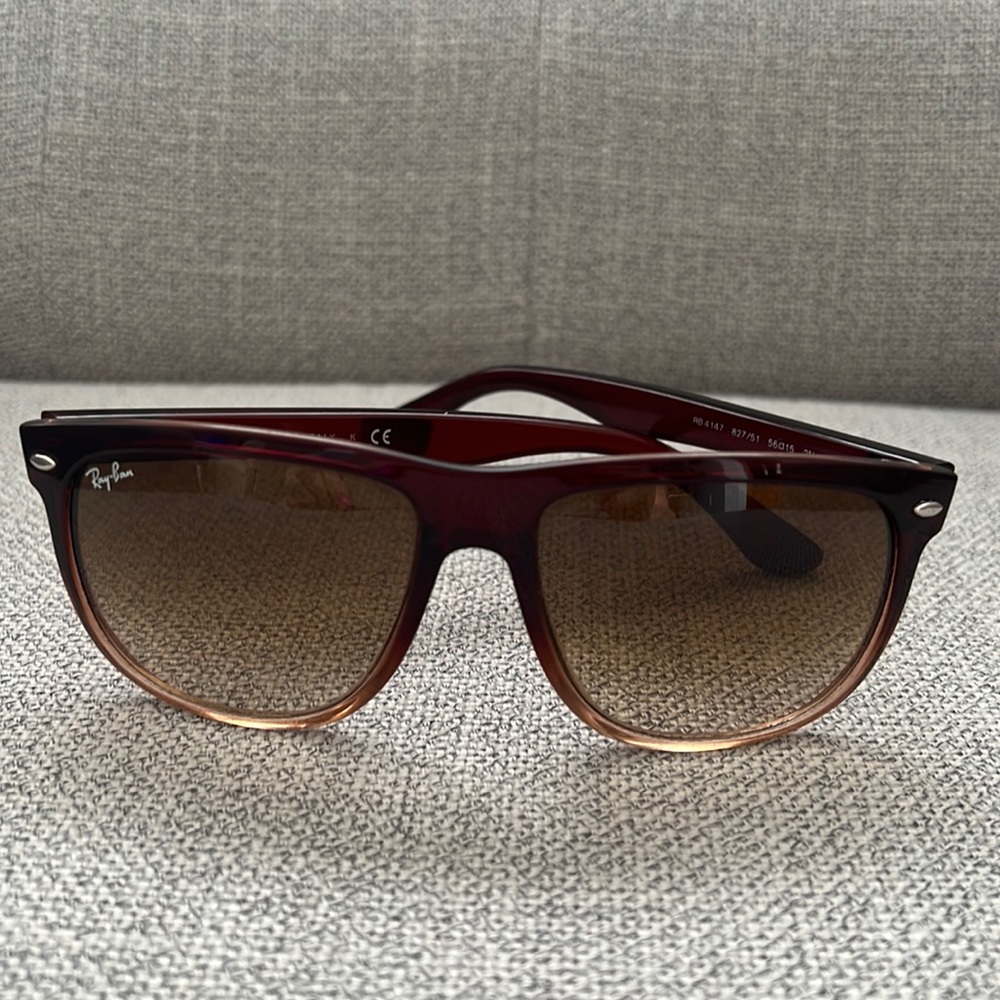 RAY BAN RAY BAN BOYFRIEND SUNGLASSES DARK BROWN #RB 4147 827/51 56 15 2N.